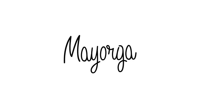 Use a signature maker to create a handwritten signature online. With this signature software, you can design (Angelique-Rose-font-FFP) your own signature for name Mayorga. Mayorga signature style 5 images and pictures png