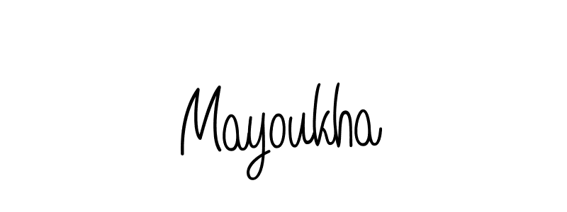 Also we have Mayoukha name is the best signature style. Create professional handwritten signature collection using Angelique-Rose-font-FFP autograph style. Mayoukha signature style 5 images and pictures png