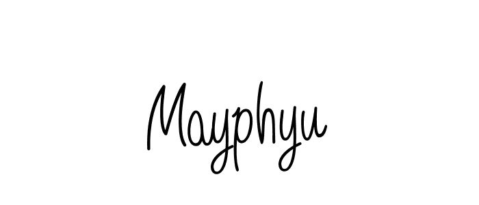 How to Draw Mayphyu signature style? Angelique-Rose-font-FFP is a latest design signature styles for name Mayphyu. Mayphyu signature style 5 images and pictures png