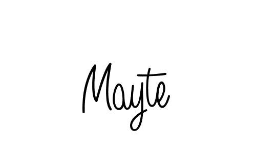 How to make Mayte signature? Angelique-Rose-font-FFP is a professional autograph style. Create handwritten signature for Mayte name. Mayte signature style 5 images and pictures png