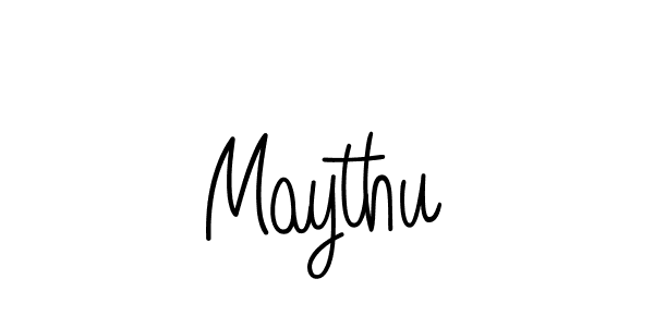 The best way (Angelique-Rose-font-FFP) to make a short signature is to pick only two or three words in your name. The name Maythu include a total of six letters. For converting this name. Maythu signature style 5 images and pictures png