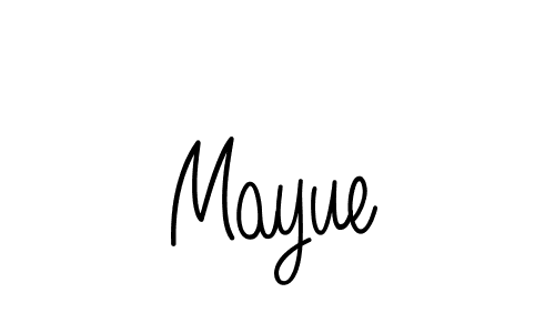 Make a beautiful signature design for name Mayue. Use this online signature maker to create a handwritten signature for free. Mayue signature style 5 images and pictures png