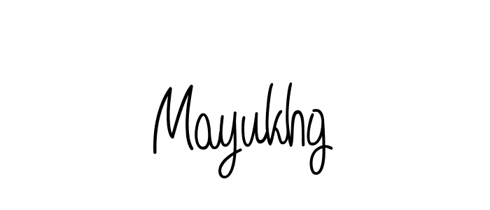 How to make Mayukhg signature? Angelique-Rose-font-FFP is a professional autograph style. Create handwritten signature for Mayukhg name. Mayukhg signature style 5 images and pictures png