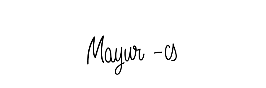 It looks lik you need a new signature style for name Mayur -cs. Design unique handwritten (Angelique-Rose-font-FFP) signature with our free signature maker in just a few clicks. Mayur -cs signature style 5 images and pictures png