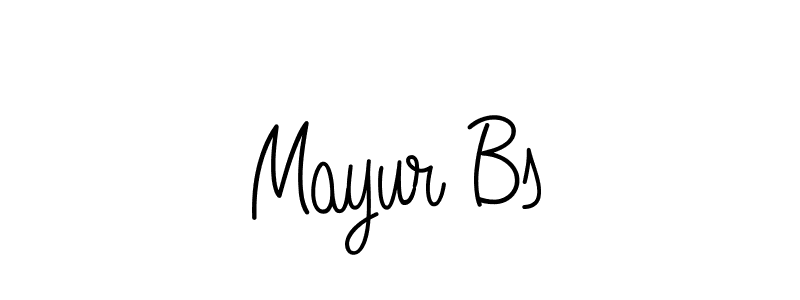 Angelique-Rose-font-FFP is a professional signature style that is perfect for those who want to add a touch of class to their signature. It is also a great choice for those who want to make their signature more unique. Get Mayur Bs name to fancy signature for free. Mayur Bs signature style 5 images and pictures png