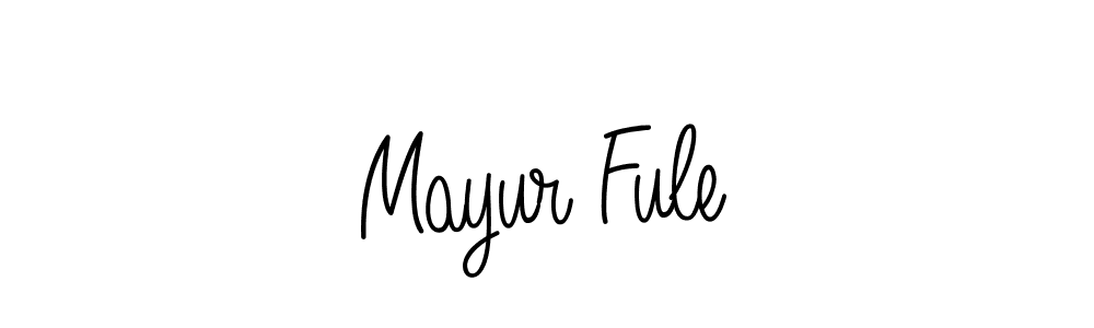 Similarly Angelique-Rose-font-FFP is the best handwritten signature design. Signature creator online .You can use it as an online autograph creator for name Mayur Fule. Mayur Fule signature style 5 images and pictures png