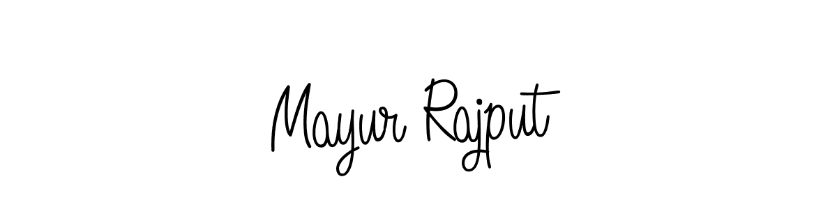Design your own signature with our free online signature maker. With this signature software, you can create a handwritten (Angelique-Rose-font-FFP) signature for name Mayur Rajput. Mayur Rajput signature style 5 images and pictures png