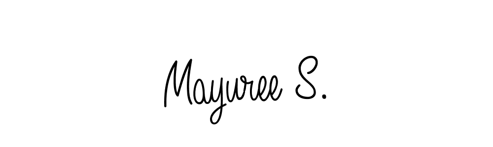 Check out images of Autograph of Mayuree S. name. Actor Mayuree S. Signature Style. Angelique-Rose-font-FFP is a professional sign style online. Mayuree S. signature style 5 images and pictures png