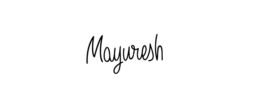 Angelique-Rose-font-FFP is a professional signature style that is perfect for those who want to add a touch of class to their signature. It is also a great choice for those who want to make their signature more unique. Get Mayuresh  name to fancy signature for free. Mayuresh  signature style 5 images and pictures png
