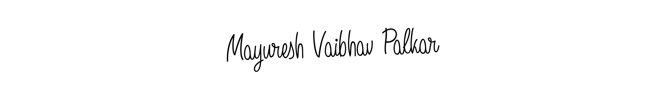 Once you've used our free online signature maker to create your best signature Angelique-Rose-font-FFP style, it's time to enjoy all of the benefits that Mayuresh Vaibhav Palkar name signing documents. Mayuresh Vaibhav Palkar signature style 5 images and pictures png