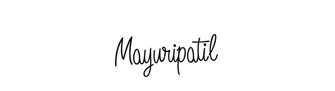 Make a beautiful signature design for name Mayuripatil. With this signature (Angelique-Rose-font-FFP) style, you can create a handwritten signature for free. Mayuripatil signature style 5 images and pictures png