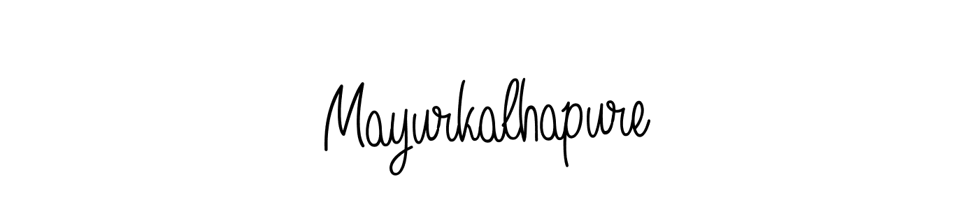 Use a signature maker to create a handwritten signature online. With this signature software, you can design (Angelique-Rose-font-FFP) your own signature for name Mayurkalhapure. Mayurkalhapure signature style 5 images and pictures png