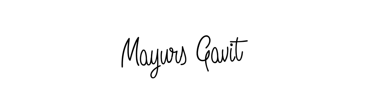 How to make Mayurs Gavit signature? Angelique-Rose-font-FFP is a professional autograph style. Create handwritten signature for Mayurs Gavit name. Mayurs Gavit signature style 5 images and pictures png