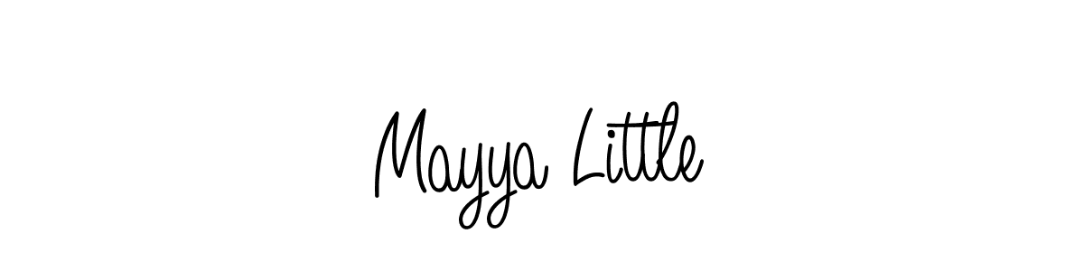 Once you've used our free online signature maker to create your best signature Angelique-Rose-font-FFP style, it's time to enjoy all of the benefits that Mayya Little name signing documents. Mayya Little signature style 5 images and pictures png