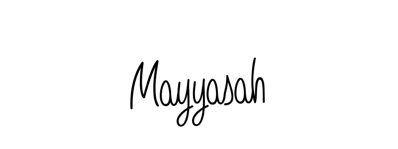 How to make Mayyasah signature? Angelique-Rose-font-FFP is a professional autograph style. Create handwritten signature for Mayyasah name. Mayyasah signature style 5 images and pictures png