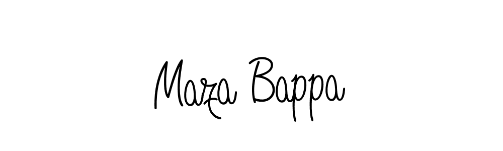 You can use this online signature creator to create a handwritten signature for the name Maza Bappa. This is the best online autograph maker. Maza Bappa signature style 5 images and pictures png