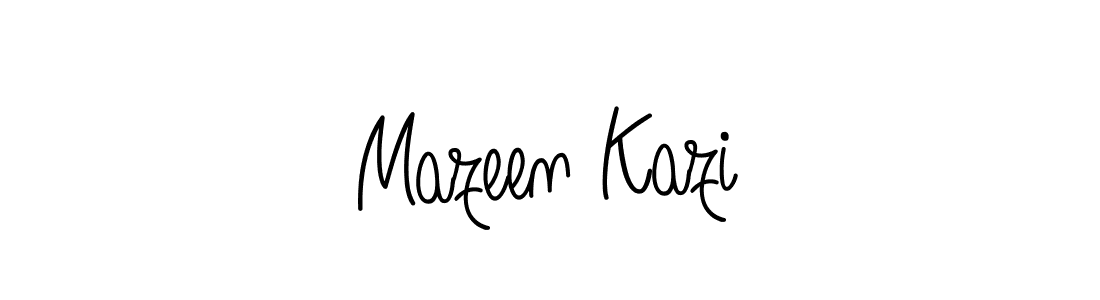 Similarly Angelique-Rose-font-FFP is the best handwritten signature design. Signature creator online .You can use it as an online autograph creator for name Mazeen Kazi. Mazeen Kazi signature style 5 images and pictures png