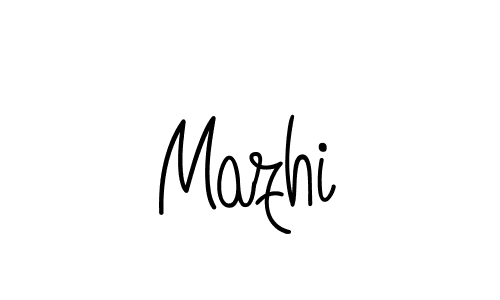 Make a beautiful signature design for name Mazhi. Use this online signature maker to create a handwritten signature for free. Mazhi signature style 5 images and pictures png