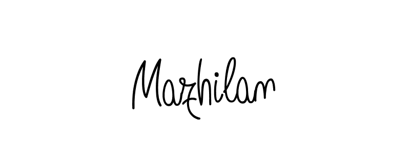 Best and Professional Signature Style for Mazhilan. Angelique-Rose-font-FFP Best Signature Style Collection. Mazhilan signature style 5 images and pictures png