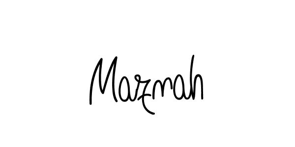Make a short Maznah signature style. Manage your documents anywhere anytime using Angelique-Rose-font-FFP. Create and add eSignatures, submit forms, share and send files easily. Maznah signature style 5 images and pictures png
