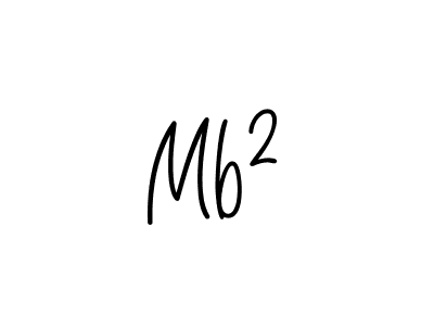 The best way (Angelique-Rose-font-FFP) to make a short signature is to pick only two or three words in your name. The name Mb² include a total of six letters. For converting this name. Mb² signature style 5 images and pictures png