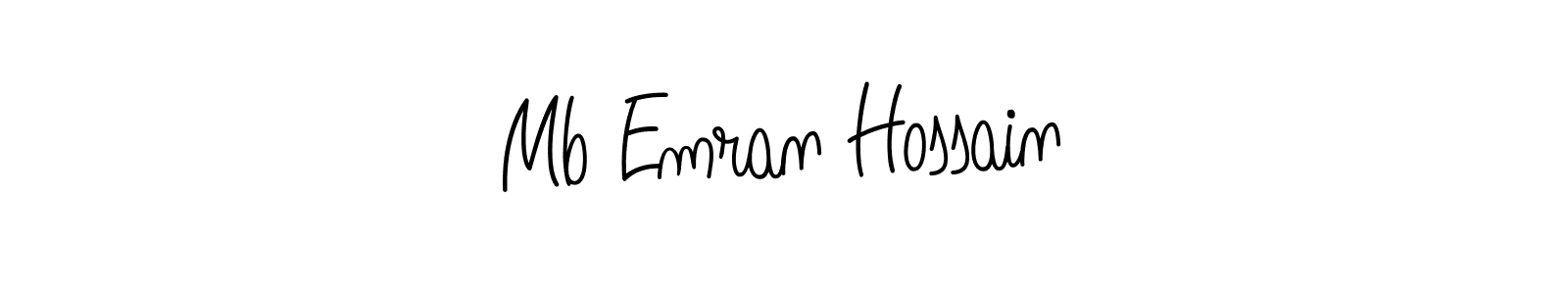 Here are the top 10 professional signature styles for the name Mb Emran Hossain. These are the best autograph styles you can use for your name. Mb Emran Hossain signature style 5 images and pictures png