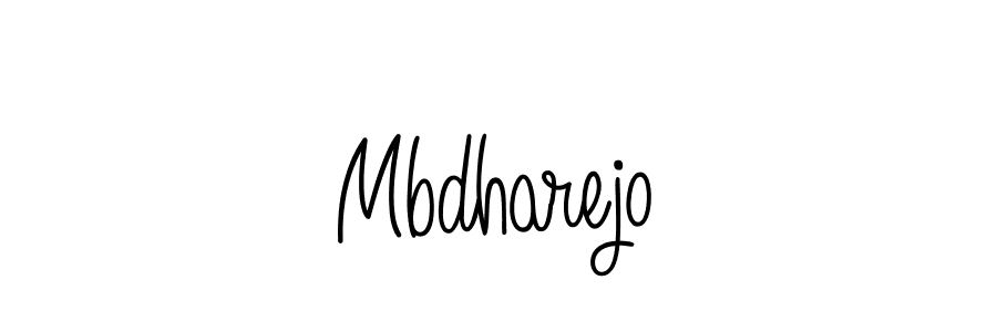 How to Draw Mbdharejo signature style? Angelique-Rose-font-FFP is a latest design signature styles for name Mbdharejo. Mbdharejo signature style 5 images and pictures png