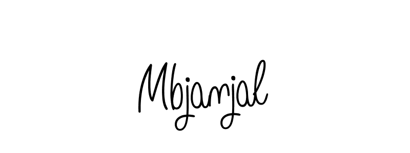 Use a signature maker to create a handwritten signature online. With this signature software, you can design (Angelique-Rose-font-FFP) your own signature for name Mbjanjal. Mbjanjal signature style 5 images and pictures png