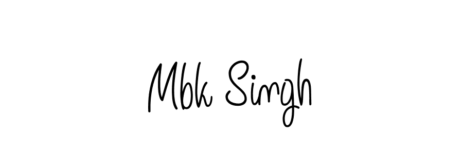 You can use this online signature creator to create a handwritten signature for the name Mbk Singh. This is the best online autograph maker. Mbk Singh signature style 5 images and pictures png
