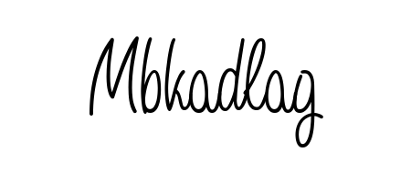 Try this chic Mbkadlag handwritten sign style. Using Angelique-Rose-font-FFP font elements, it gives your name a sleek, memorable identity. Mbkadlag signature style 5 images and pictures png