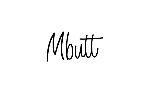 Also we have Mbutt name is the best signature style. Create professional handwritten signature collection using Angelique-Rose-font-FFP autograph style. Mbutt signature style 5 images and pictures png