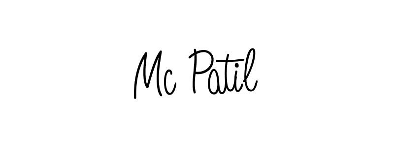 Similarly Angelique-Rose-font-FFP is the best handwritten signature design. Signature creator online .You can use it as an online autograph creator for name Mc Patil. Mc Patil signature style 5 images and pictures png