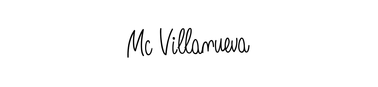 Here are the top 10 professional signature styles for the name Mc Villanueva. These are the best autograph styles you can use for your name. Mc Villanueva signature style 5 images and pictures png