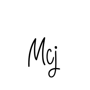 if you are searching for the best signature style for your name Mcj. so please give up your signature search. here we have designed multiple signature styles  using Angelique-Rose-font-FFP. Mcj signature style 5 images and pictures png