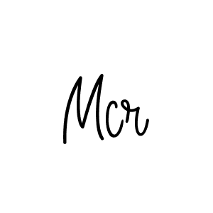 Create a beautiful signature design for name Mcr. With this signature (Angelique-Rose-font-FFP) fonts, you can make a handwritten signature for free. Mcr signature style 5 images and pictures png