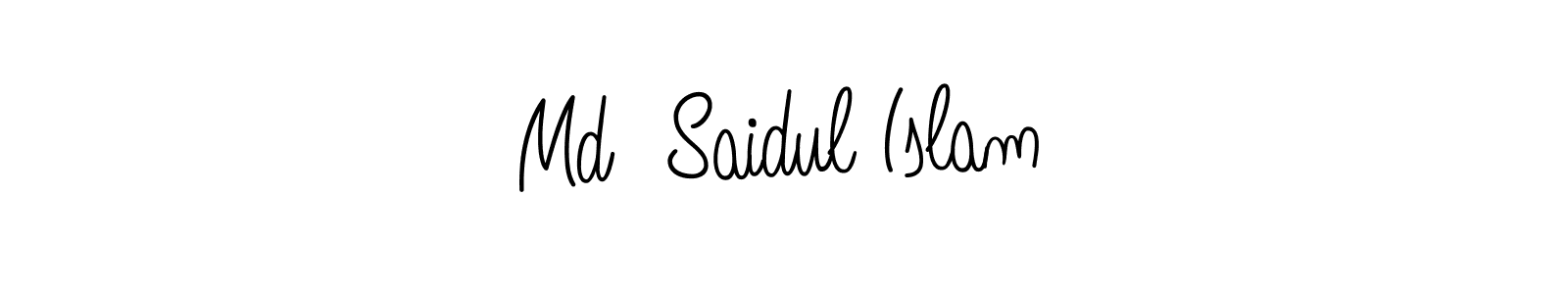 Also we have Md  Saidul Islam name is the best signature style. Create professional handwritten signature collection using Angelique-Rose-font-FFP autograph style. Md  Saidul Islam signature style 5 images and pictures png