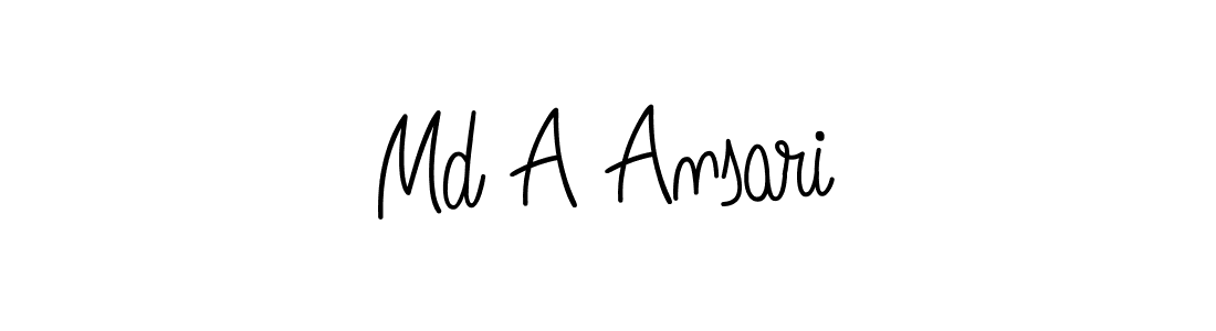 Make a beautiful signature design for name Md A Ansari. Use this online signature maker to create a handwritten signature for free. Md A Ansari signature style 5 images and pictures png