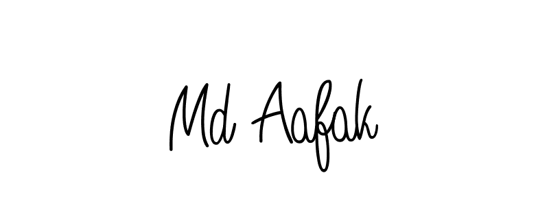 You should practise on your own different ways (Angelique-Rose-font-FFP) to write your name (Md Aafak) in signature. don't let someone else do it for you. Md Aafak signature style 5 images and pictures png