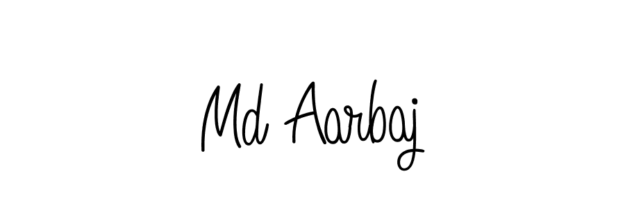 Create a beautiful signature design for name Md Aarbaj. With this signature (Angelique-Rose-font-FFP) fonts, you can make a handwritten signature for free. Md Aarbaj signature style 5 images and pictures png
