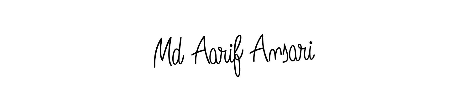 It looks lik you need a new signature style for name Md Aarif Ansari. Design unique handwritten (Angelique-Rose-font-FFP) signature with our free signature maker in just a few clicks. Md Aarif Ansari signature style 5 images and pictures png