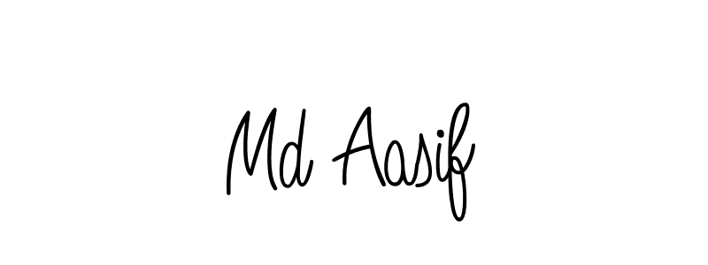 You should practise on your own different ways (Angelique-Rose-font-FFP) to write your name (Md Aasif) in signature. don't let someone else do it for you. Md Aasif signature style 5 images and pictures png