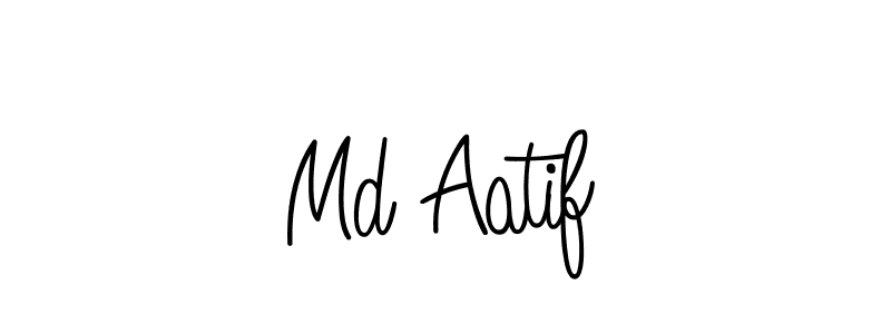 Once you've used our free online signature maker to create your best signature Angelique-Rose-font-FFP style, it's time to enjoy all of the benefits that Md Aatif name signing documents. Md Aatif signature style 5 images and pictures png