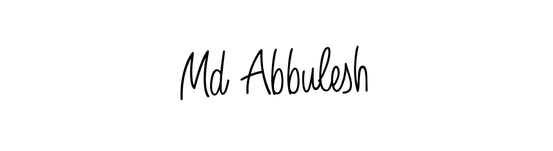 Make a beautiful signature design for name Md Abbulesh. Use this online signature maker to create a handwritten signature for free. Md Abbulesh signature style 5 images and pictures png