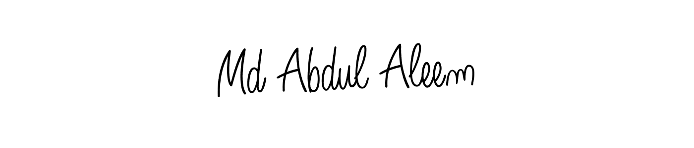It looks lik you need a new signature style for name Md Abdul Aleem. Design unique handwritten (Angelique-Rose-font-FFP) signature with our free signature maker in just a few clicks. Md Abdul Aleem signature style 5 images and pictures png