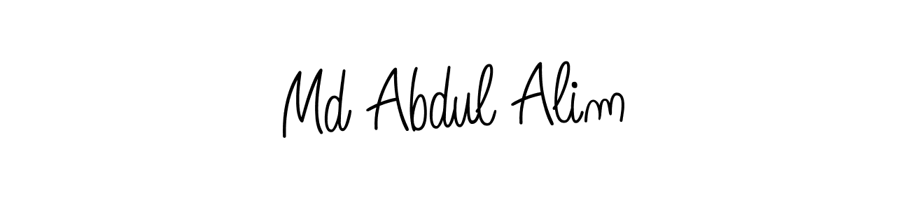 This is the best signature style for the Md Abdul Alim name. Also you like these signature font (Angelique-Rose-font-FFP). Mix name signature. Md Abdul Alim signature style 5 images and pictures png