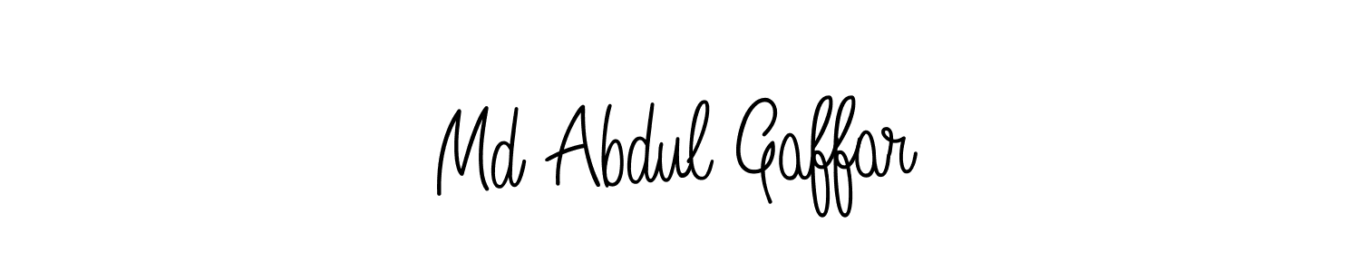 Design your own signature with our free online signature maker. With this signature software, you can create a handwritten (Angelique-Rose-font-FFP) signature for name Md Abdul Gaffar. Md Abdul Gaffar signature style 5 images and pictures png