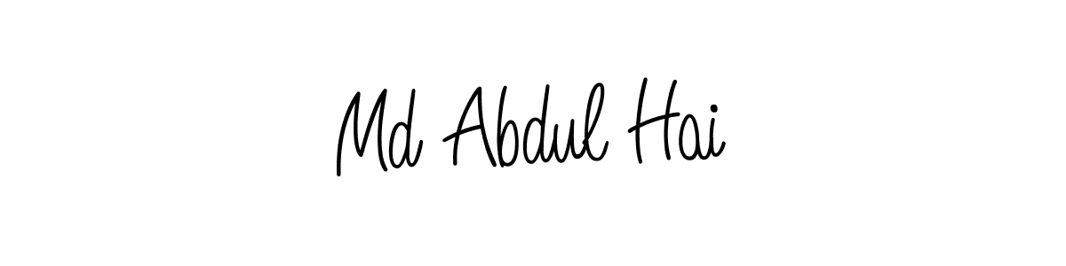 Angelique-Rose-font-FFP is a professional signature style that is perfect for those who want to add a touch of class to their signature. It is also a great choice for those who want to make their signature more unique. Get Md Abdul Hai name to fancy signature for free. Md Abdul Hai signature style 5 images and pictures png