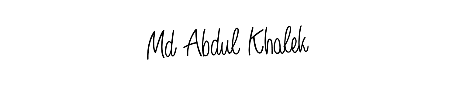 Similarly Angelique-Rose-font-FFP is the best handwritten signature design. Signature creator online .You can use it as an online autograph creator for name Md Abdul Khalek. Md Abdul Khalek signature style 5 images and pictures png
