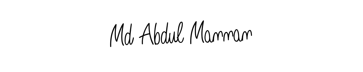 How to Draw Md Abdul Mannan signature style? Angelique-Rose-font-FFP is a latest design signature styles for name Md Abdul Mannan. Md Abdul Mannan signature style 5 images and pictures png