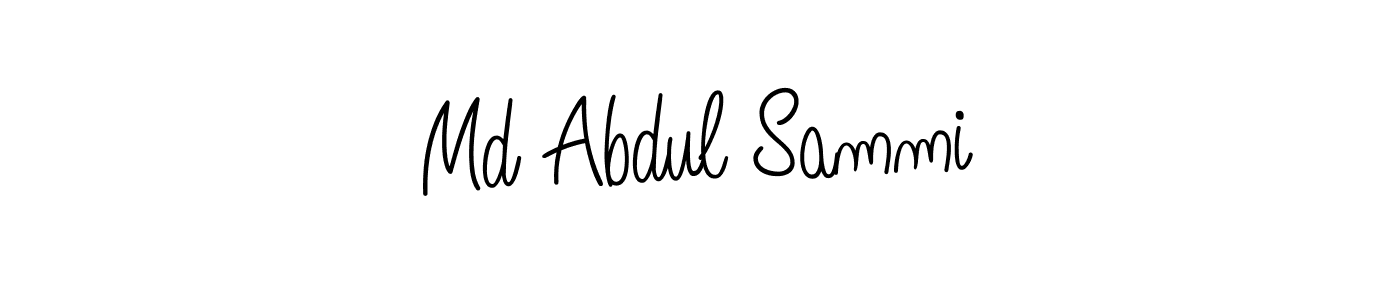 How to make Md Abdul Sammi signature? Angelique-Rose-font-FFP is a professional autograph style. Create handwritten signature for Md Abdul Sammi name. Md Abdul Sammi signature style 5 images and pictures png